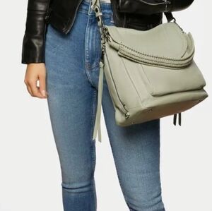 Aimee Kestenberg All For Love Leather Crossbody Zip Top Convertible Bag